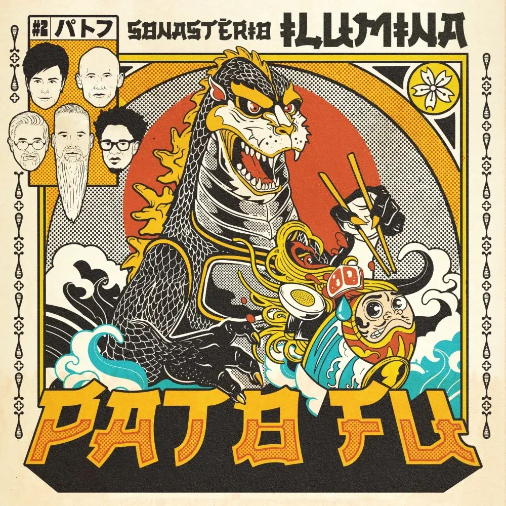 Album cover art for "Fique Onde Eu Possa Te Ver (Ao Vivo No Sonastério)" by Pato Fu
