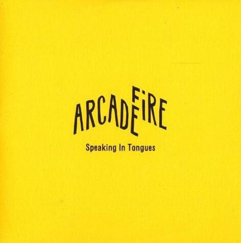 Album cover art for "Speaking in Tongues" by Arcade Fire & David Byrne