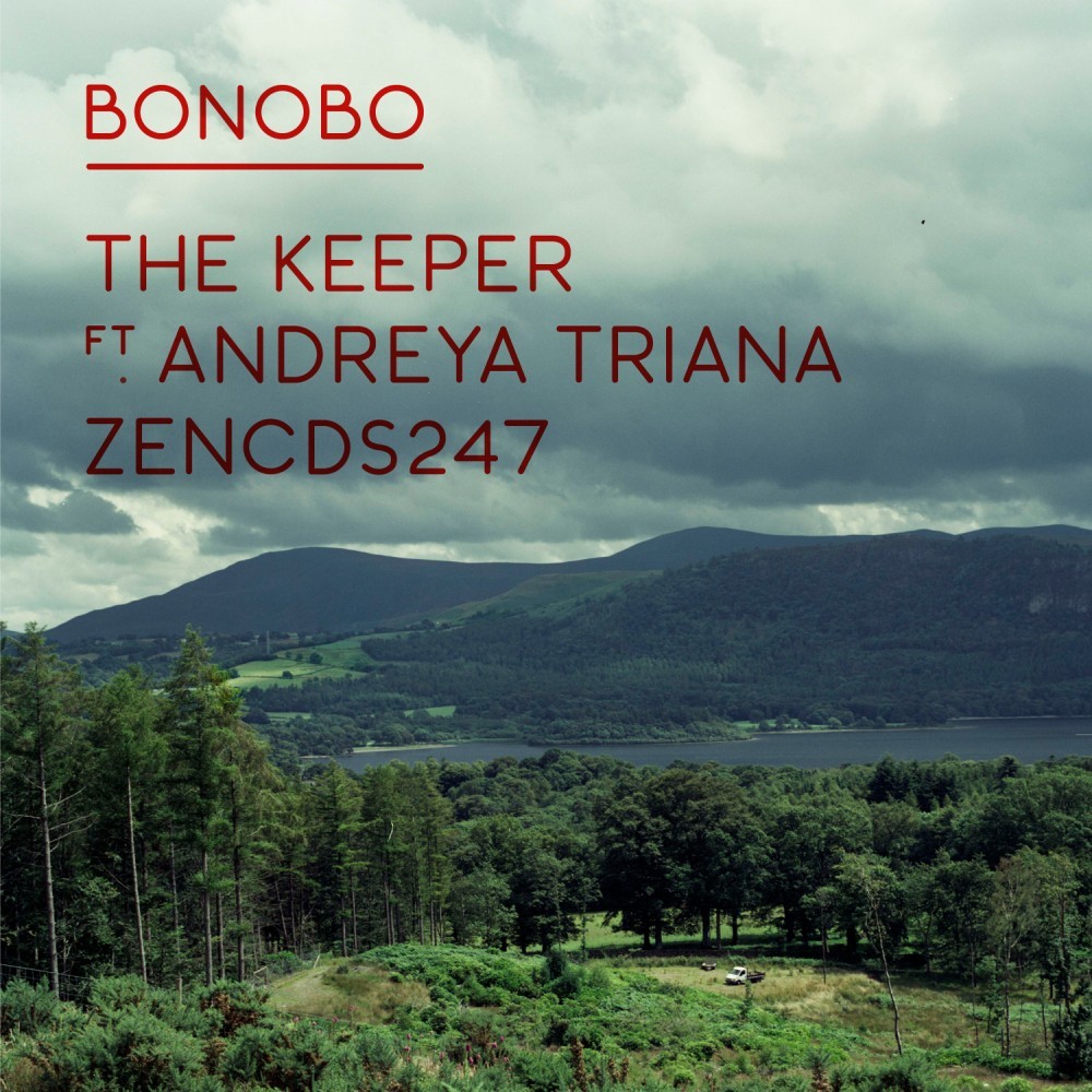 Album cover art for "The Keeper" by Bonobo & Andreya Triana