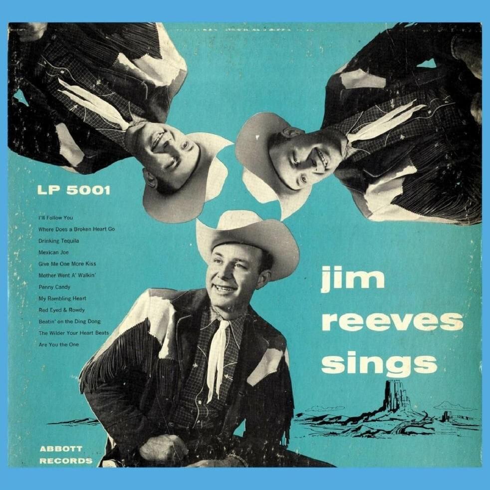 Album cover art for "My Rambling Heart" by Jim Reeves