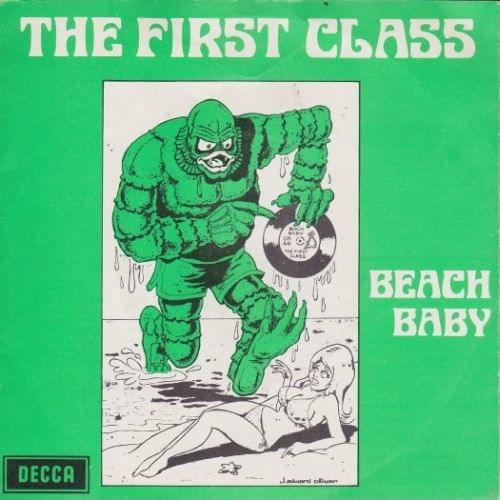 Album cover art for "Beach Baby" by The First Class