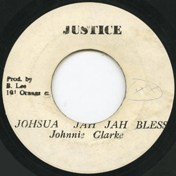 Album cover art for "Jah Jah Bless Joshua" by Johnny Clarke