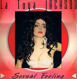 Album cover art for "Sexual Feeling" by La Toya Jackson