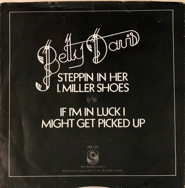 Album cover art for "If I’m In Luck I Might Get Picked Up" by Betty Davis