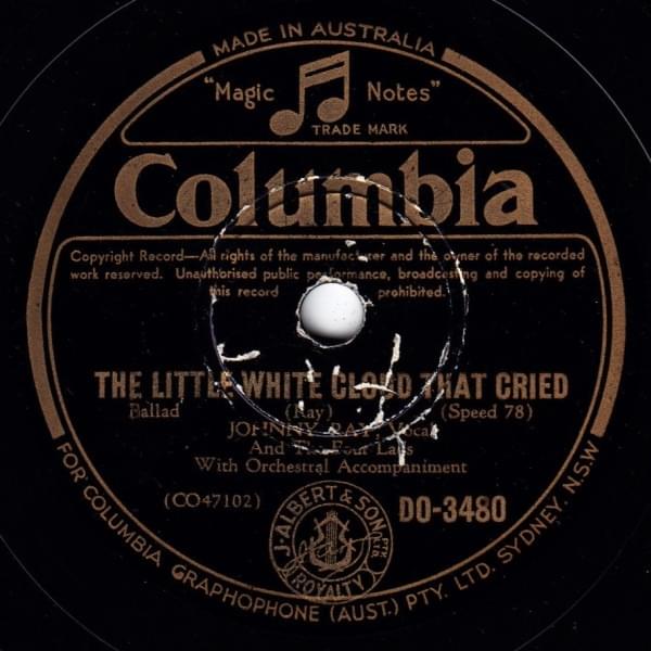 The Little White Cloud That Cried by Johnnie Ray