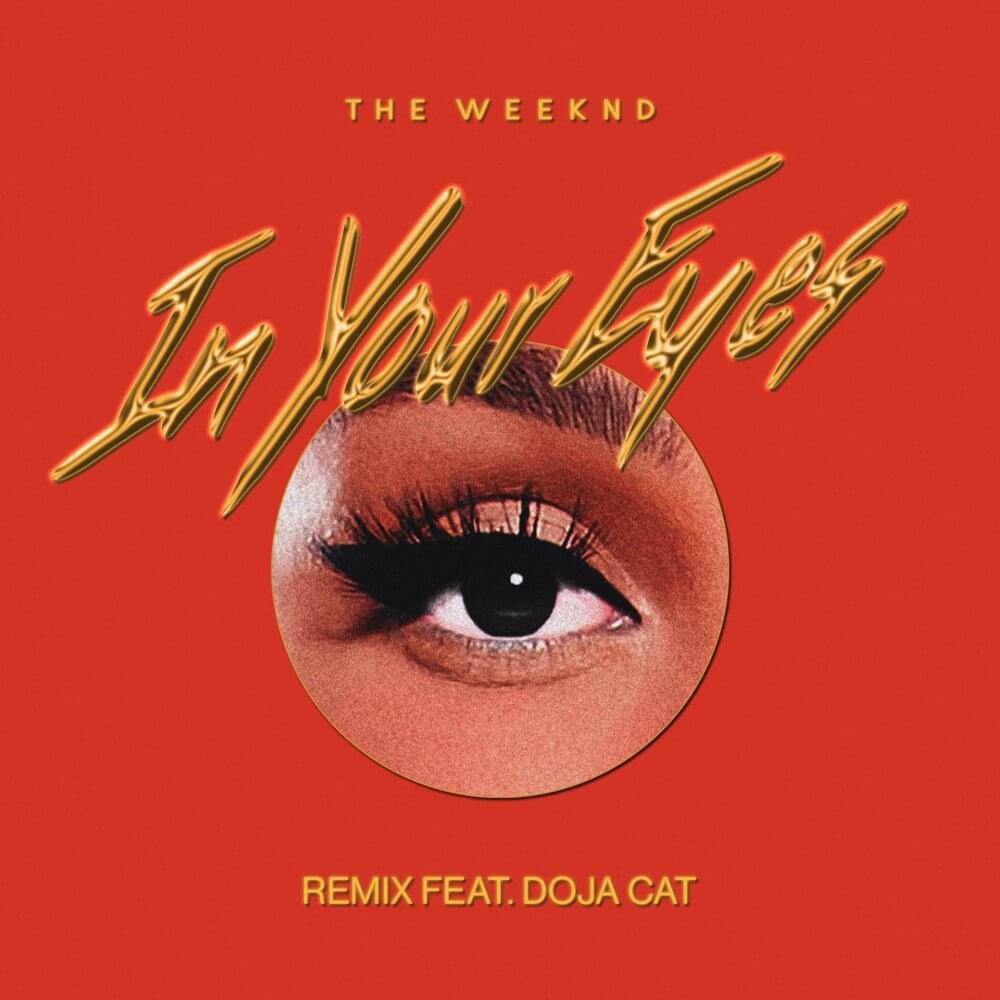 Album cover art for "The Weeknd - In Your Eyes (Remix) ft. Doja Cat (Tradução em Português)" by Genius Brasil Traduções