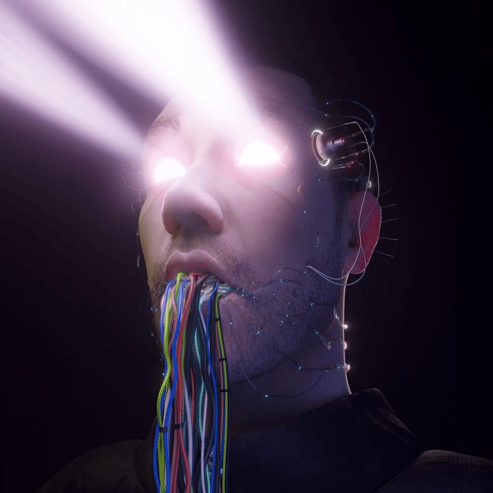 Album cover art for "Distorted Light Beam" by Bastille