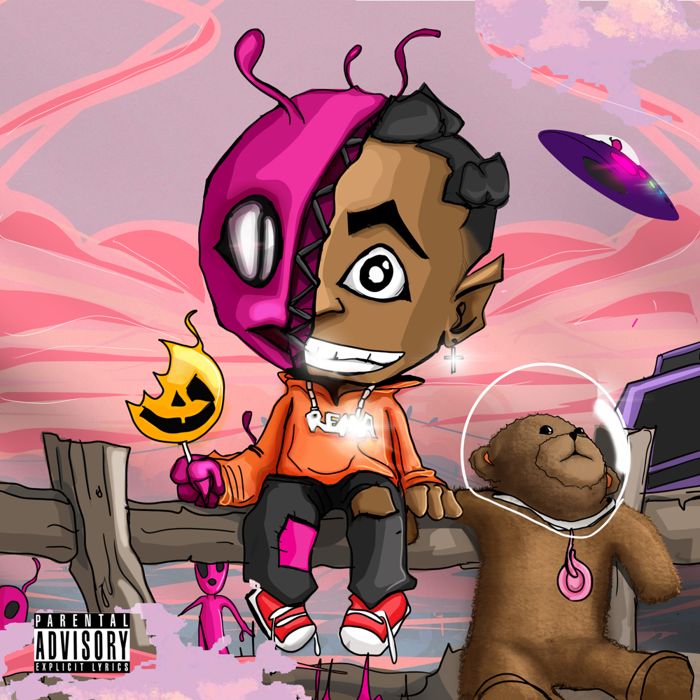Album cover art for "Alien" by Rema