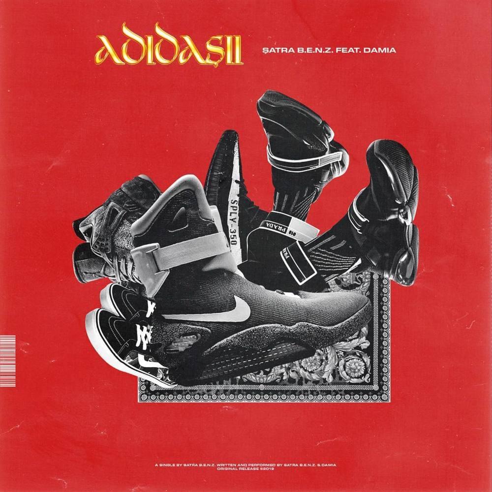 Album cover art for "Adidașii" by Șatra B.E.N.Z. & Damia