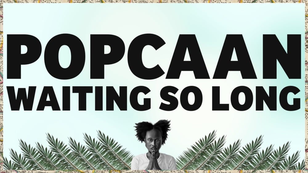 Album cover art for "Waiting So Long" by Popcaan