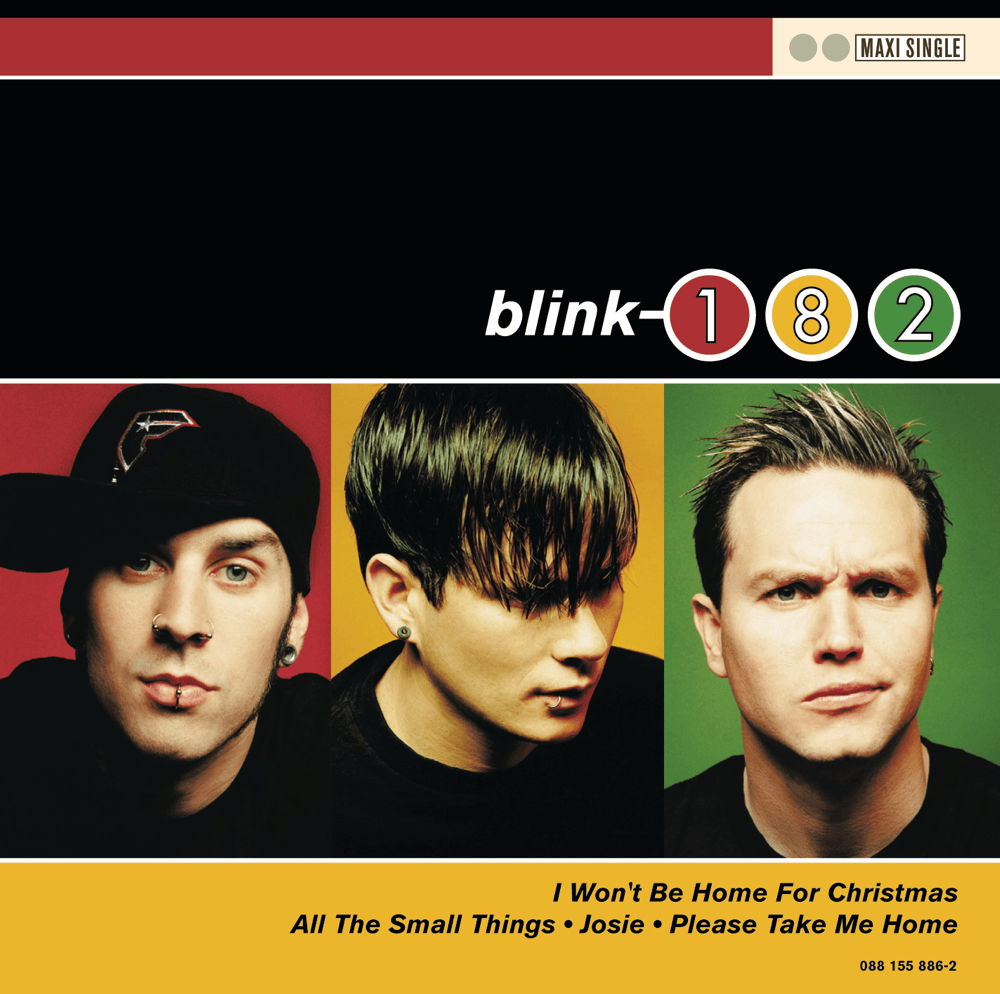 Album cover art for "I Won’t Be Home for Christmas" by blink-182