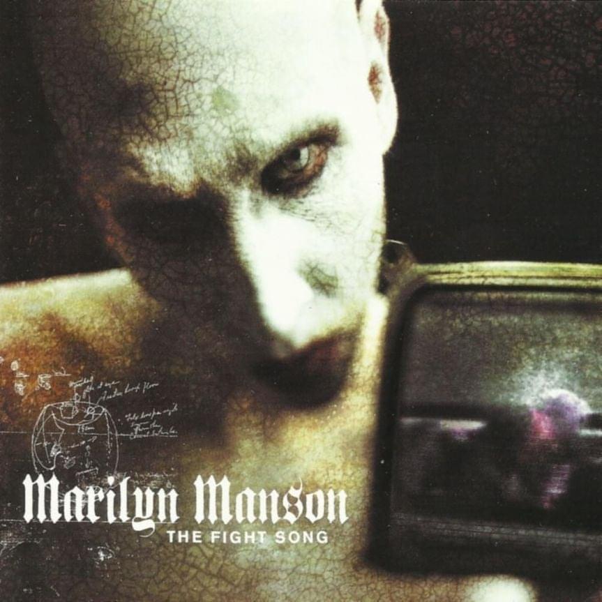Album cover art for "The Fight Song (Live)" by Marilyn Manson