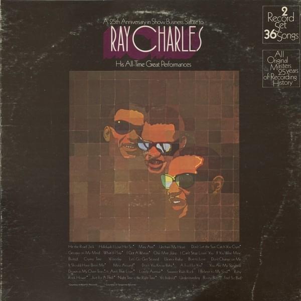 Cover image for A 25th Anniversary in Show Business Salute to Ray Charles