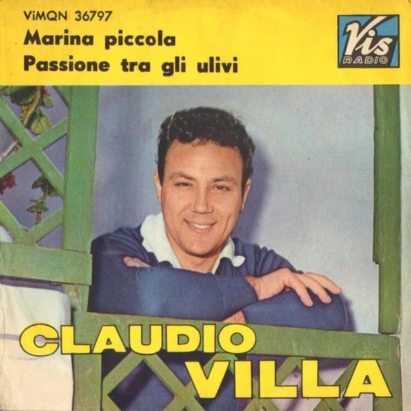 Album cover art for "Marina piccola" by Claudio Villa