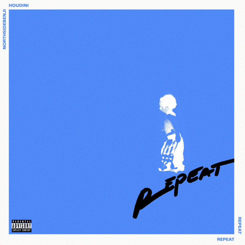 Album cover art for "Repeat" by Houdini