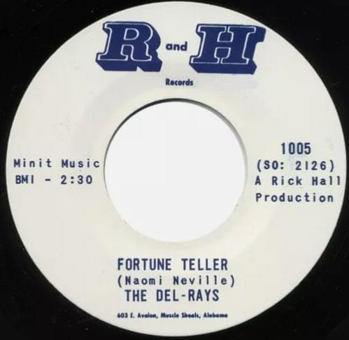 Album cover art for "Fortune Teller" by Del-Rays