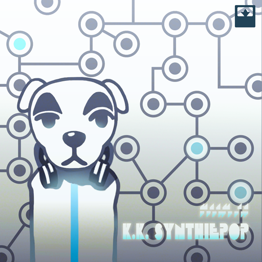 Album cover art for "けけトロニカ  (K.K. Synth)" by K.K. Slider
