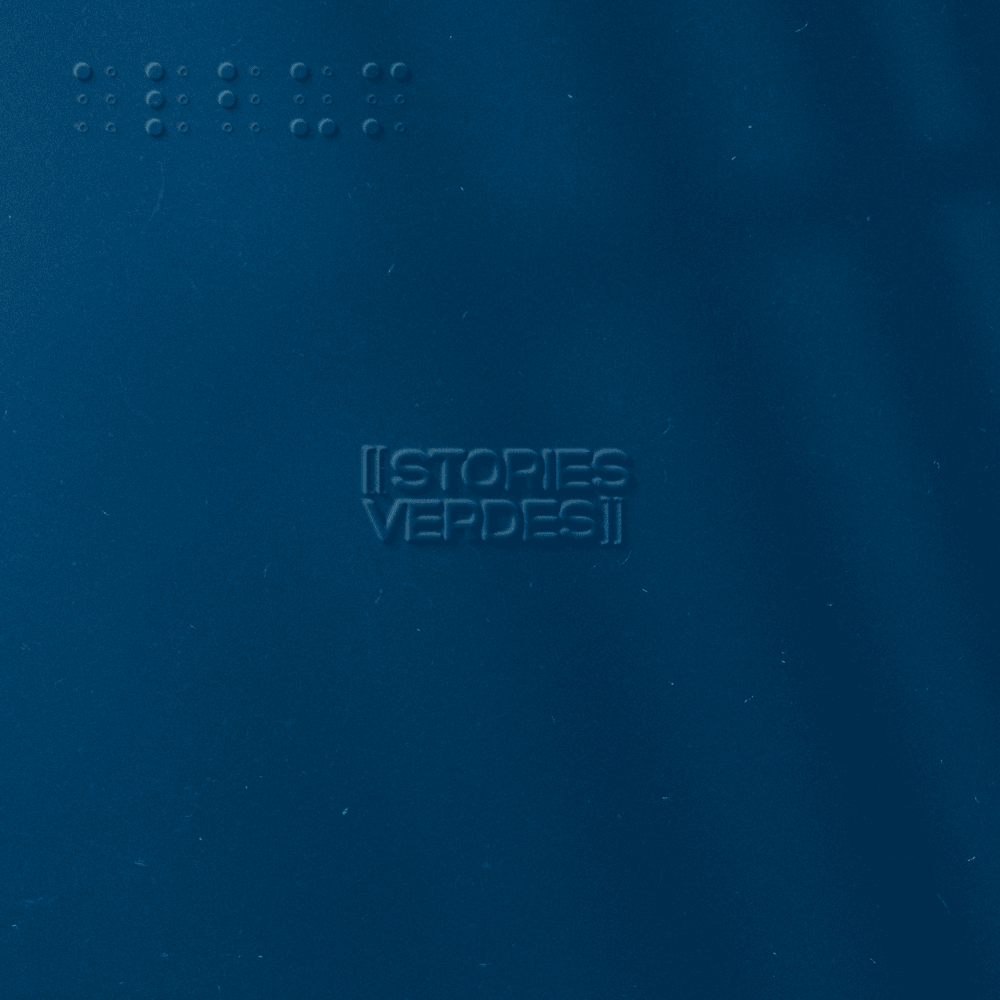 Album cover art for "STORIES VERDES" by Alejo