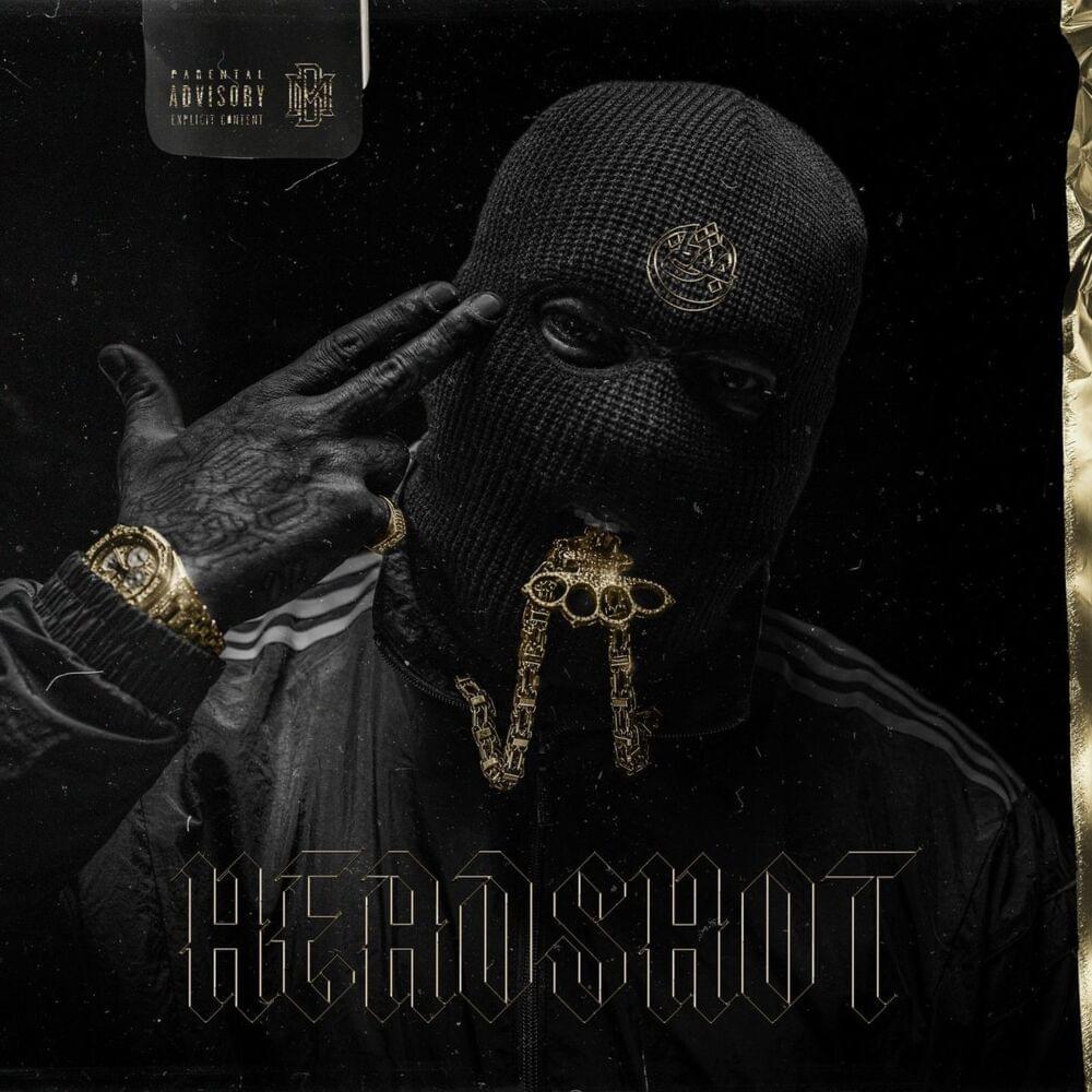 Album cover art for "HEADSHOT" by Azad