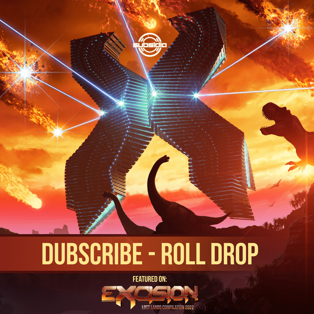 Album cover art for "Roll Drop" by Dubscribe
