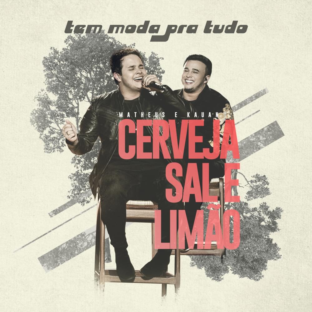 Album cover art for "Cerveja, Sal e Limão" by Matheus & Kauan