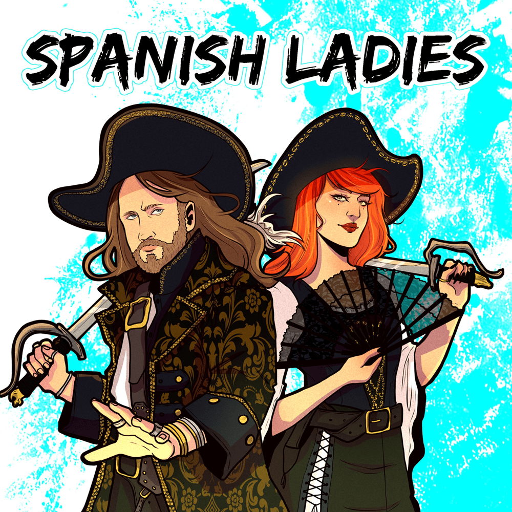 Album cover art for "Spanish Ladies" by Jonathan Young & Caleb Hyles & Colm R. McGuinness & RichaadEB