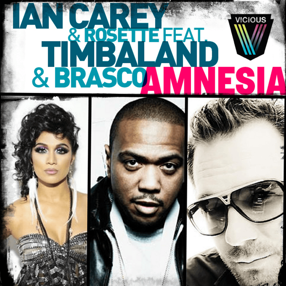 Album cover art for "Amnesia" by +Mas Label & Timbaland & BraSco (FRA)
