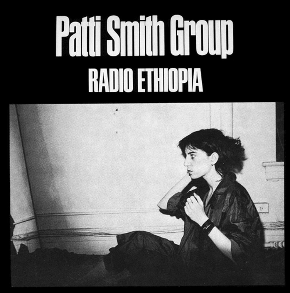 Album cover art for "Distant Fingers" by Patti Smith Group