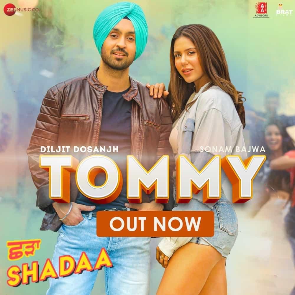 Album cover art for "Tommy" by Raj Ranjodh & Diljit Dosanjh