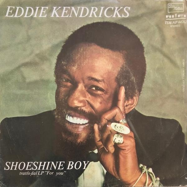 Album cover art for "Shoeshine Boy" by Eddie Kendricks