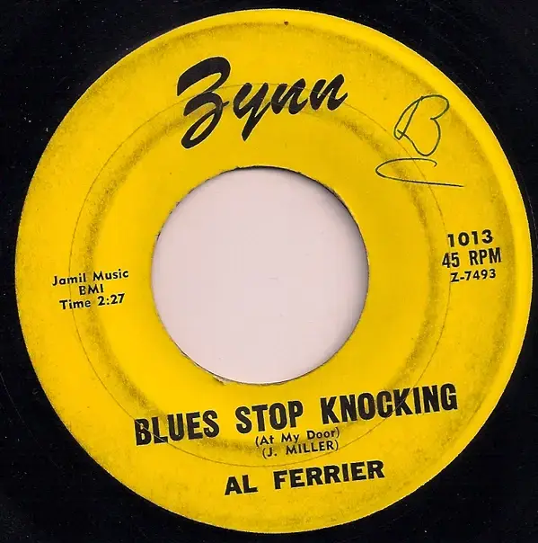 Album cover art for "Blues Stop Knocking at My Door" by Al Ferrier