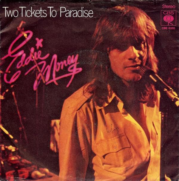Album cover art for "Two Tickets to Paradise" by Rockstar Games