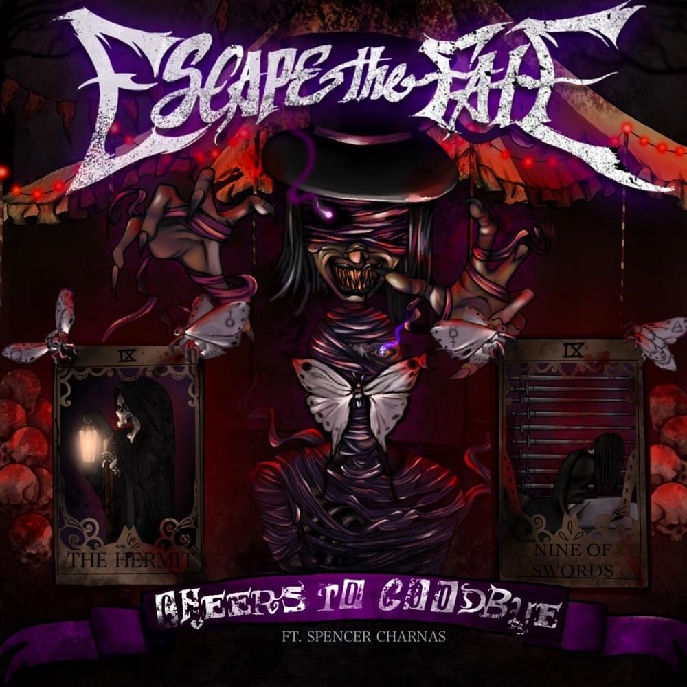Album cover art for "Cheers to Goodbye" by Escape The Fate & Spencer Charnas