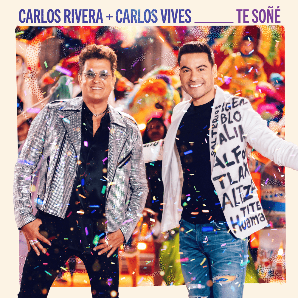 Album cover art for "Te Soñé" by Carlos Rivera