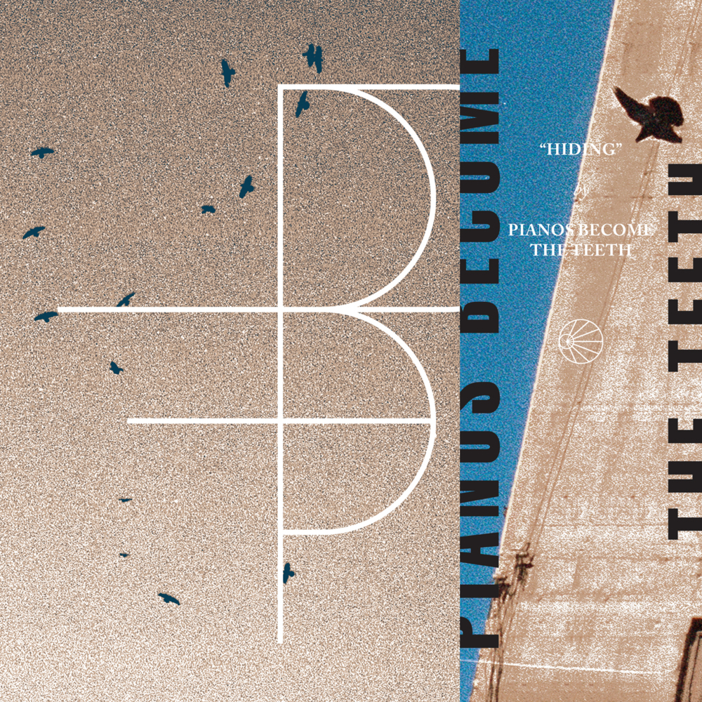 Album cover art for "Hiding" by Pianos Become the Teeth