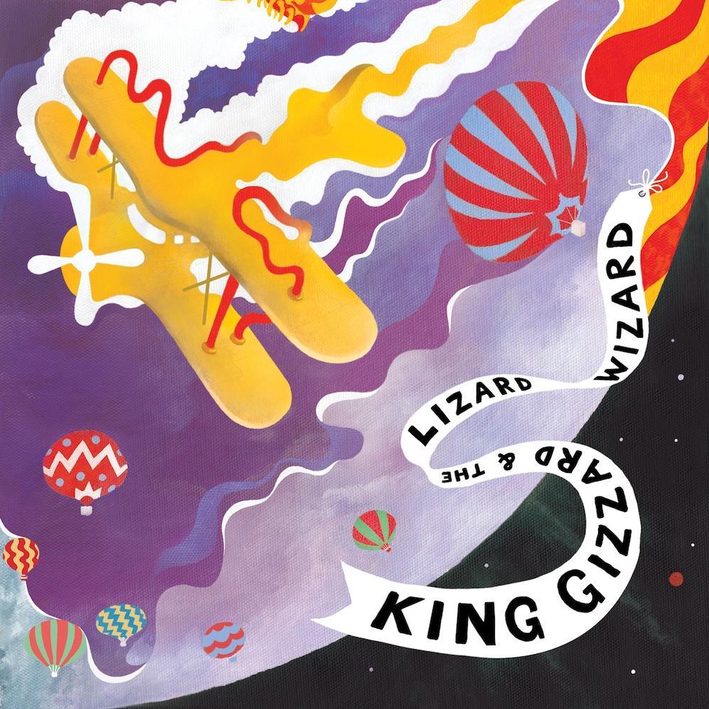 Album cover art for "Lonely Steel Sheet Flyer" by King Gizzard & The Lizard Wizard