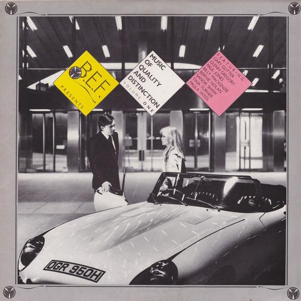 Album cover art for "Suspicious Minds" by Gary Glitter