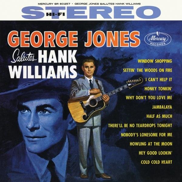 Album cover art for "Cold Cold Heart" by George Jones