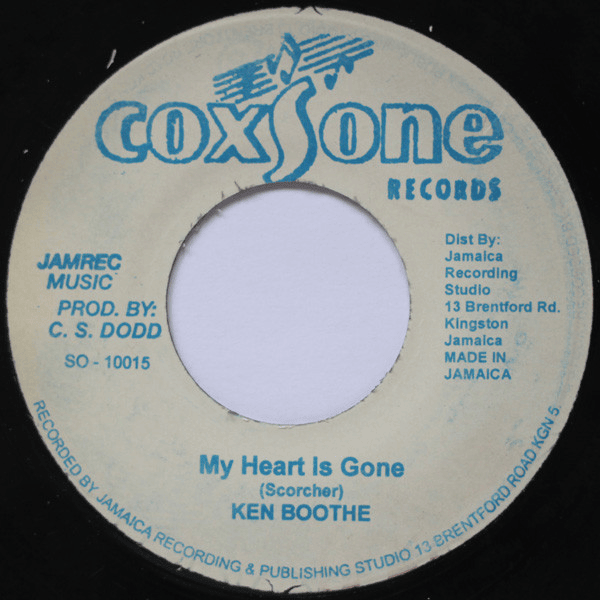 Album cover art for "My Heart Is Gone" by Ken Boothe
