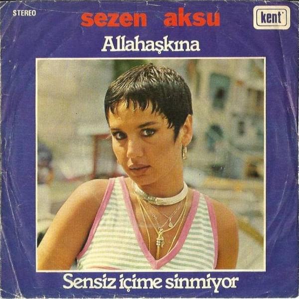Album cover art for "Sensiz İçime Sinmiyor" by Sezen Aksu