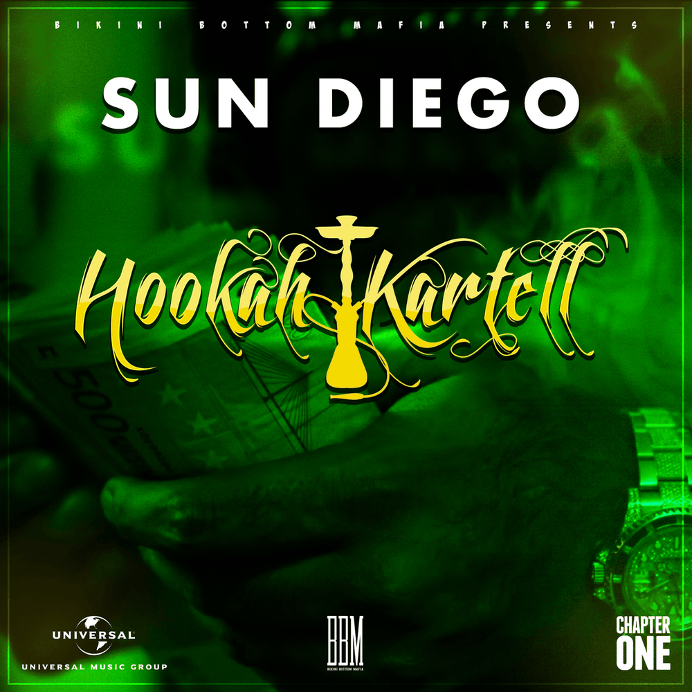 Album cover art for "Hookah Kartell" by Sun Diego