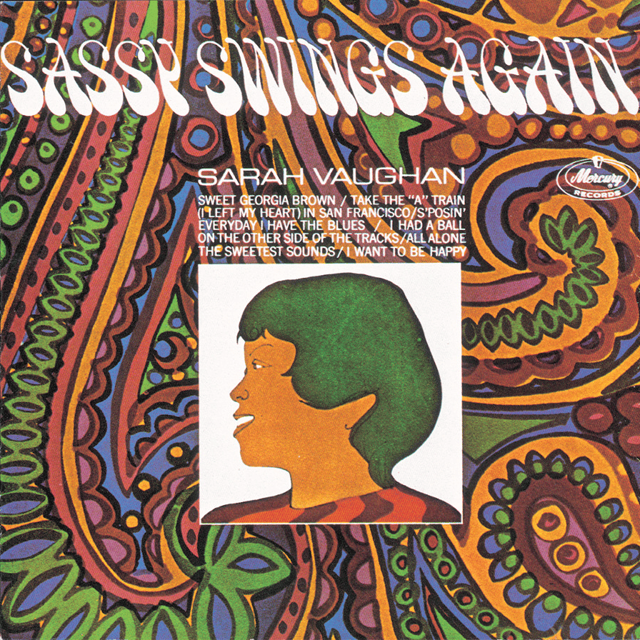 Album cover art for "The Sweetest Sounds" by Sarah Vaughan