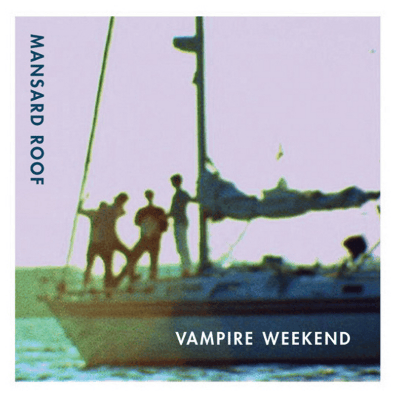 Album cover art for "Mansard Roof" by Vampire Weekend