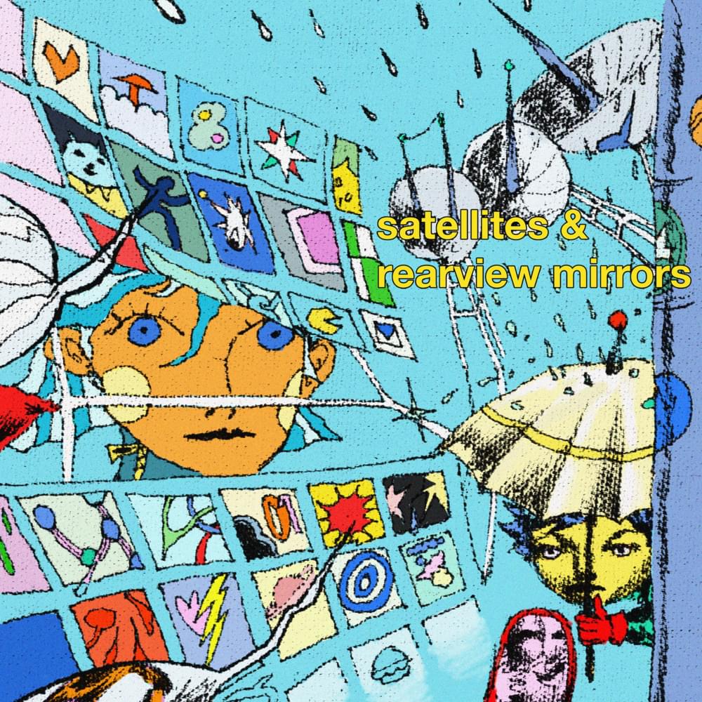 Album cover art for "Satellites & Rearview Mirrors" by Khary