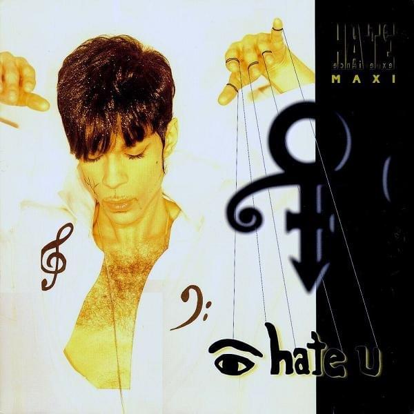 Album cover art for "Eye Hate U" by Prince
