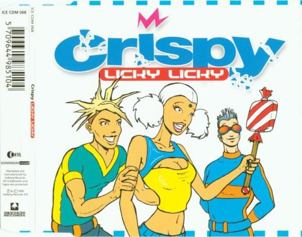 Album cover art for "Licky Licky" by Crispy (DNK)