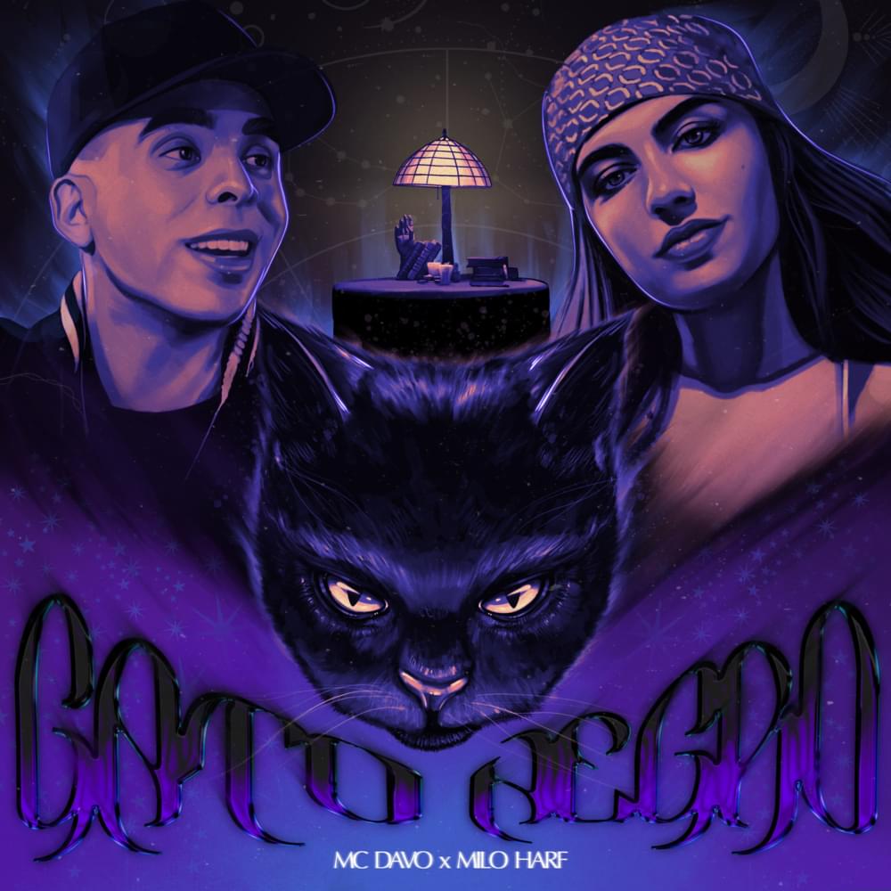Album cover art for "Gato Negro" by MC Davo