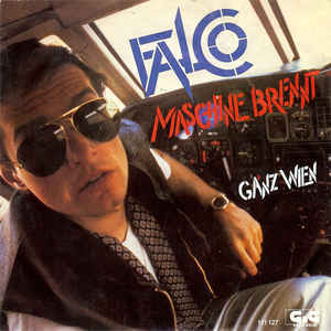 Album cover art for "Maschine brennt" by Falco