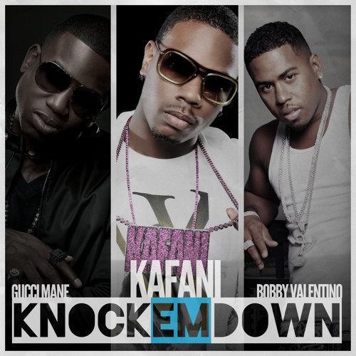 Album cover art for "Knock ’em Down (Remix)" by Gucci Mane & Bobby V