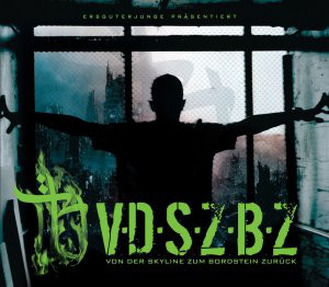 Album cover art for "Von der Skyline zum Bordstein zurück" by Bushido